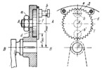 VARIABLE-THROW CRANK WITH A TOOTHED LOCKING DEVICE