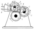 SLOTTED-LEVER-GEAR OPERATING CLAW MECHANISM OF A MOTION PICTURE CAMERA