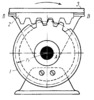 THREE-LINK RACK-AND-PINION PLANETARY TOOTHED GEARING