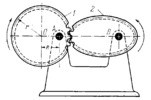 THREE-LINK TOOTHED GEARING WITH CIRCULAR-ECCENTRIC AND NONCIRCULAR GEARS