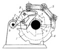 RATCHET-TYPE DWELL MECHANISM FOR A SPROCKET-CHAIN CONVEYER