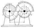 THREE-LINK TOOTHED GEARING WITH A TWO-STAGE TRANSMISSION RATIO