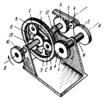 CAM-GEAR MECHANISM WITH COMPLEX MOTION OF THE DRIVEN LINK