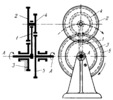 FOUR-LINK PLANETARY REDUCING GEAR MECHANISM WITH EXTERNAL GEARING