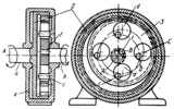 PLANETARY REDUCING GEAR MECHANISM WITH A PARALLEL-CRANK DRIVE
