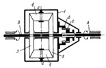 BEVEL-GEARING MECHANISM OF A DIFFERENTIAL WITH AN INTERLOCKING CLUTCH