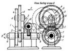 DIFFERENTIAL REDUCING GEAR MECHANISM WITH A WORM WHEEL SEGMENT