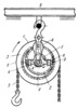 PLANETARY ECCENTRIC-CARRIER GEARING MECHANISM OF A PULLEY BLOCK