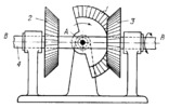 THREE-LINK TOOTHED BEVEL GEARING WITH ALTERNATING DRIVEN LINK ROTATION