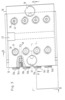 Section view of resin application device