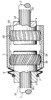 Section view of the lenghtwise side of a coupling