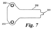 Front view of the leaf spring