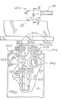 Side view of the power transfer mechanism