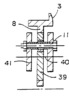 XVIII-XVIII Section of the thrust reverser