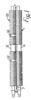View of the twin screw extruders