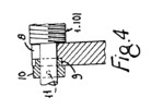 View of one of the external supports for spindles stretched