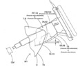 Wheel disposed in the most advanced position and vertically moved