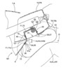 Schematic cross section view of the airbag in operation