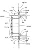 Column cover when the airbag is operating