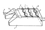 Representation in perspective of the device for acupressure and massage