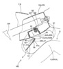 Airbag of the second example when is operating
