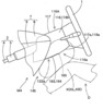 Surroundings of the column cover equipped with an airbag