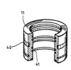 View of the floating piston