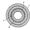 Grooves of the polished piston rod coupled with the cylinder