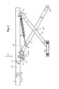 Side view of the scissors lift in the highest position.