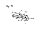 Connector frame with the frame folded inward