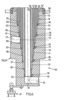 Longitudinal section of the bottom part of the element