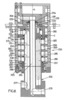 Second setup of an element of the column of the revolving machine