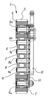 Longitudinal section of the device