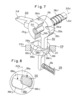 Free rotation devise with another blocking suppression device of a towing hitch