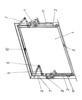 Side view of the mechanism with the door closed