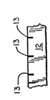 View of the top part of a portion of a sheet of the type of the film