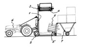 Side view of a self-elevating platform