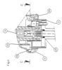 Longitudinal section of the handle with adjustable limit