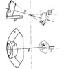 Scheme of the bevel gear hobbing machine by Bilgram