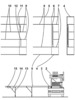 Base structure assembly of the stage, corresponding to the right side of the platform