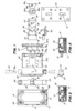 Exploded view of the lock and the bolt inside or outside of the front cover