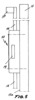 Front side view of the lock coupled to a door of a furniture