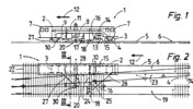 Tamping, elevator and aligner machine of lines and measure carriage
