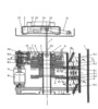 Side view through the plug sockets switch under load