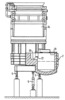 View of the V-V section