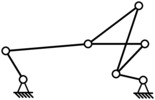 Solution principle of the model "Cross-bar transmission"