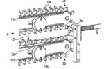 Partial view in perspective of a second setup of the device