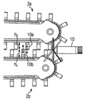 Another setup with stubs displaced between them
