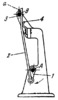 LEVER-TYPE OPERATING CLAW MECHANISM WITH AN ELASTIC LINK