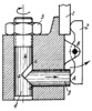 NUT-OPERATED WEDGE-LEVER CLAMPING MECHANISM